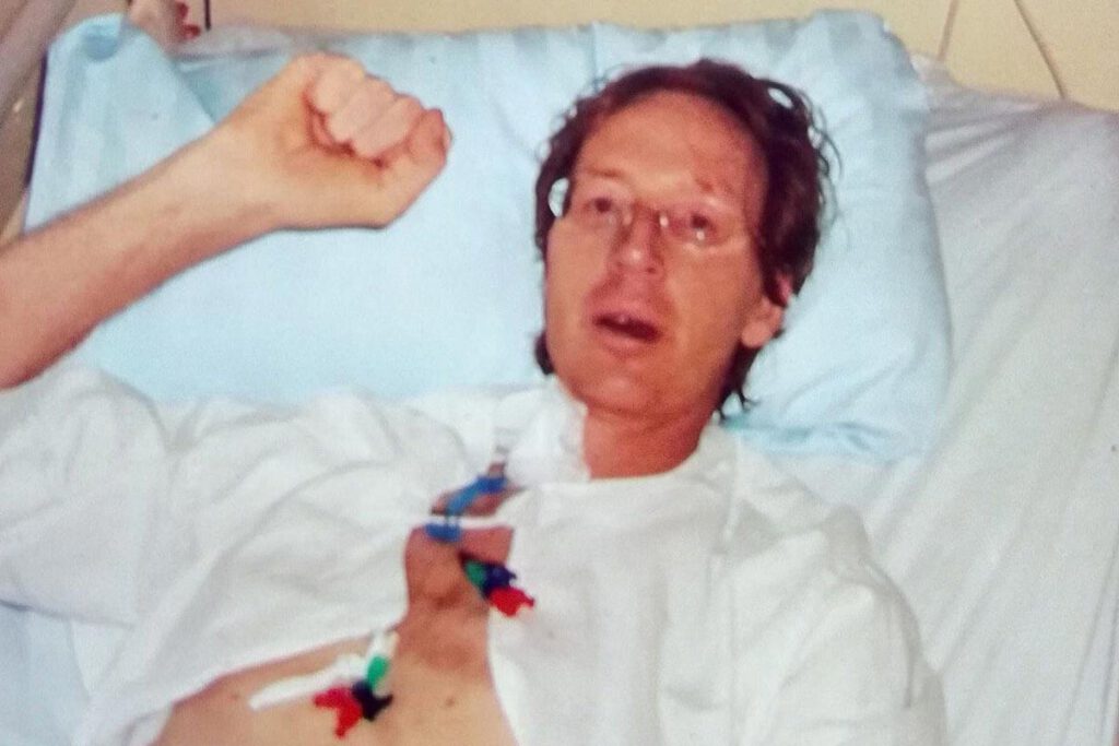 Burkhard Hildebrandt (Travel Of Hope) im Krankenhaus